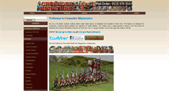 Desktop Screenshot of crusaderminiatures.com