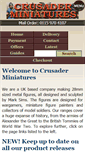 Mobile Screenshot of crusaderminiatures.com